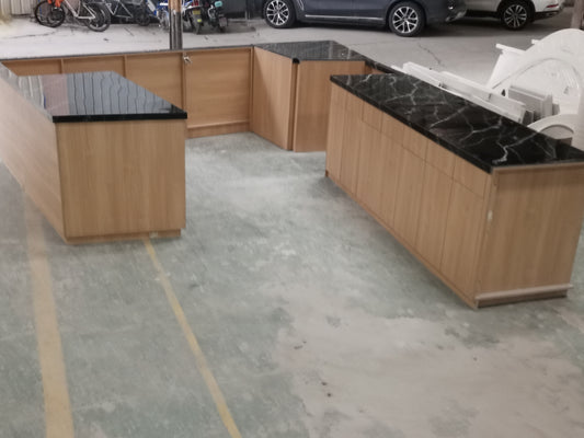 solid surface stone reception desk yhs 45