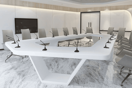 YHS High-quality WHITE DESIGN tables Conference 22per